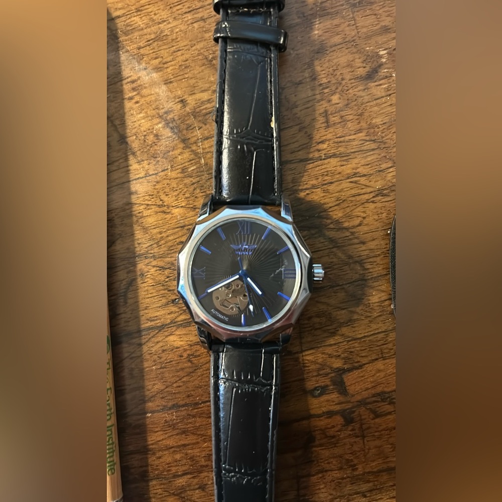 Winner Blue Automatic Wristwatch - image 1